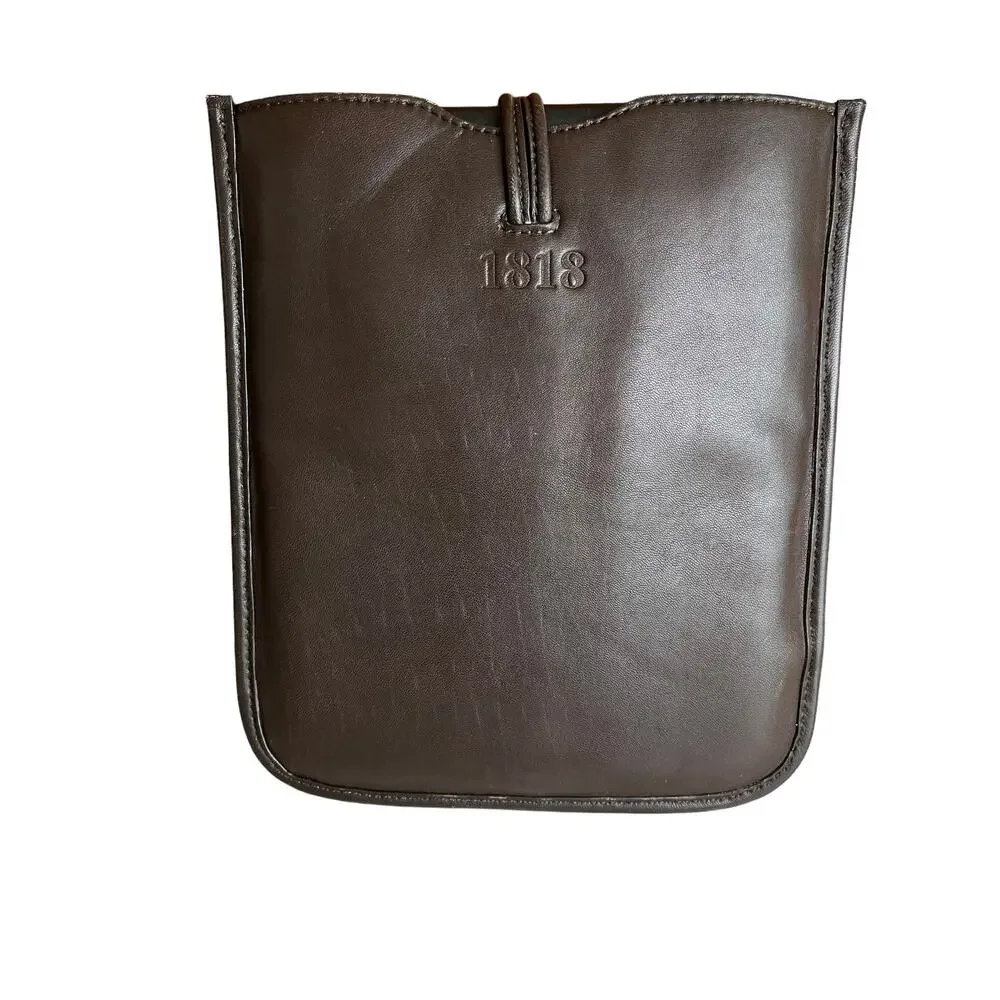 Brooks Brothers Patchwork Harris Tweed and Leather Tablet Holder